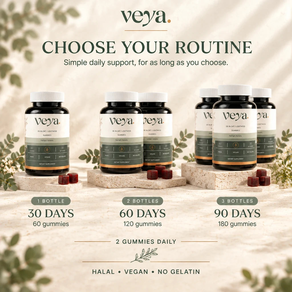 Choose your routine: one, two or three bottles, for 30, 60 or 90 days.